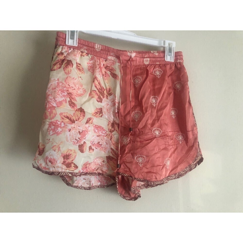 ZARA Women’s Boho Floral shorts tie waist Sz M